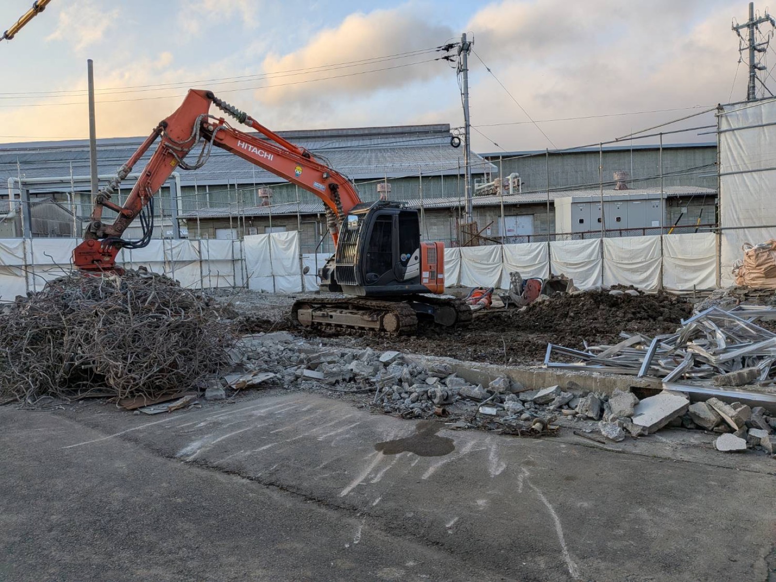 アスベスト撤去